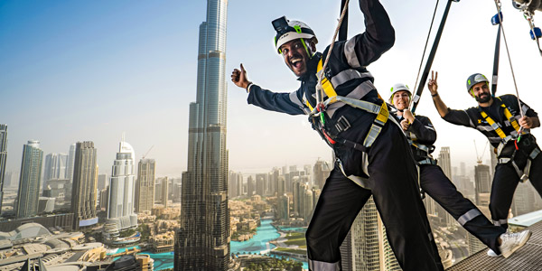     Sky Views Observatory with Edge Walk Experience Burj Khalifa view Dubai
