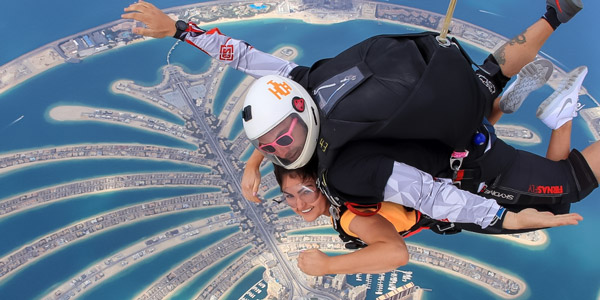     Tandem Skydive at The Palm Dubai

